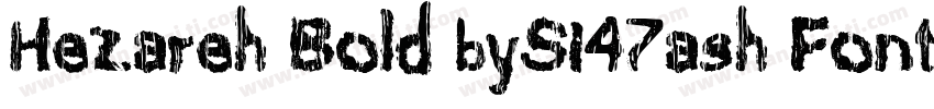 Hezareh Bold bySi47ash Fonts字体转换